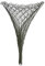 Generic 240 x 80 cm Nylon-Hängematte, persönliches Hängemattennetz, Nylonnetz, geeignet für den Einsatz im Freien beim Camping