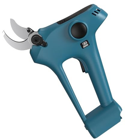 Akku-Astschere für Makita-18V-Batterie, Elektrische Gartenschere mit 30mm SK5 Verchromter High-Carbon-Stahl Klinge und LCD Anzeige (ohne Batterie)