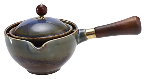 CCKUYT Théière Automatique, Distributeur de Boissons à thé pour cuisinière, Machine à thé en Vrac, théière Classique, théière Chinoise Kungfu, théière en Vrac, théière en Teck Portable