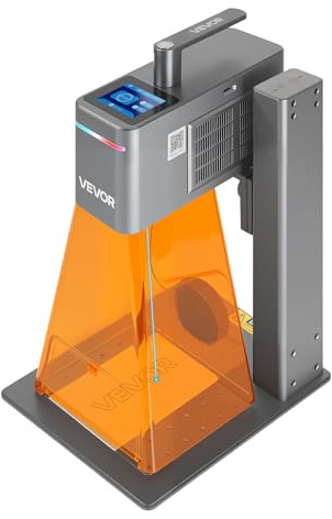 VEVOR Graveur Laser Portatif 2 en 1 Machine de Gravure Laser Bleu Portable 20 W Infrarouge 2 W pour Bois Acrylique, Haute Vitesse 10000 mm/s, Zone Gravure 16x14 cm, Mise au Point Manuelle Automatique