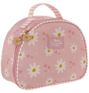 Camomilla Milano Vanity Bag Donna, Tessuto, Collezione Daisy Love, Colore Rosa