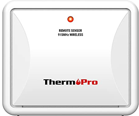 ThermoPro TX-2 915Mhz Fitting Rainproof Transmitter Additional Outdoor Sensor for Indoor Outdoor Thermometer Humidity Monitor of 915MHz, Batteries Included