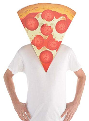 amscan Pizza Slice Mask Fancy Dress Accessory