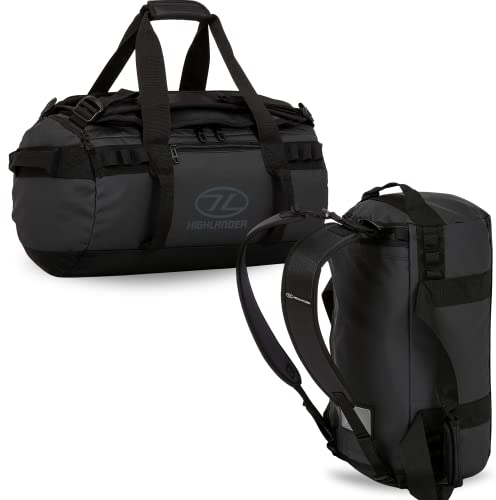 Highlander Sac à dos unisexe avec compartiment rembourré pour ordinateur portable Noir 45 l