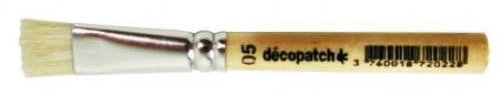 Lot de 12 Pinceau pure soie n°5 - 9 cm