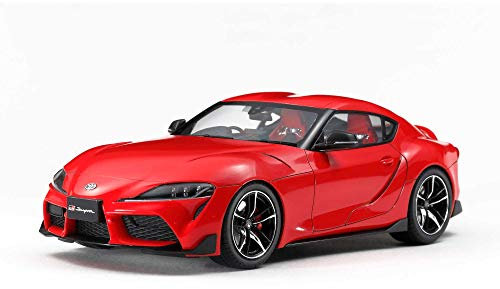 TAMIYA 24351-000 300024351 1:24 Toyota GR Supra, originalgetreue Nachbildung, Modellbau, Plastik Bausatz, Basteln, Hobby, Kleben, Plastikbausatz, Zusammenbauen, unlackiert, Mittel