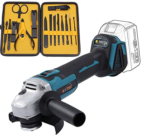 KATSU FIT-BAT 21V Brushless Motor Cordless Angle Grinder 115/125 mm Without Batteries (Body Only) 102607