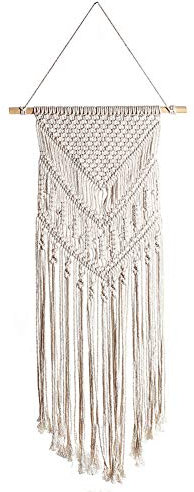 HEELPPO Teppich Boho Wand Deko Makramee Wandbehaenge Handgewebter Wandteppich Quaste Dekoration Schlafzimmer Hintergrund Bestes Geburtstagsgeschenk 1