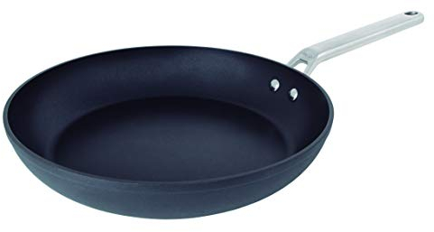 Arcos Serie Samoa | Sarten Antiadherente 30 cm | Aluminio Forjado | Apta cualquier cocina | Mango Acero Inoxidable Efecto Frio | Sistema ahorro energético | Apta lavavajillas | Color Negro