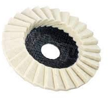 115mm Gloss Polishing Buffing Felt Flap Disc for Angle Grinders