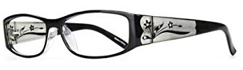 EYEBOGO Kaylee Lunettes de Lecture pour Femme, Lunettes Loupe Femme (Noire, 2.25)