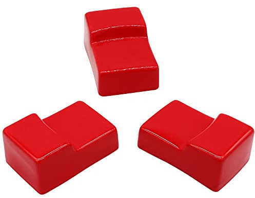 bbq777 3er-Pack Keramik-Grillfüße Schuhe Ersatzteile für Big Green Egg Holzkohlegrill, Keramikfüße für Kamado Grills Big Joe Holzkohlegrill, Kamado Zubehörteile