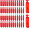 Dilwe Angeln Köder Rassel, 50 Stück 15mm Angelköder einfügen Rohr Rasseln Angeln Zubehör für Soft Fish
