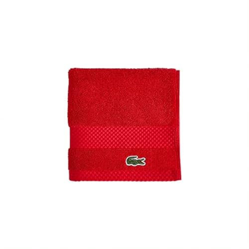 Lacoste Heritage Supima Gant de Toilette en Coton, Formule 1, 33 x 33 cm