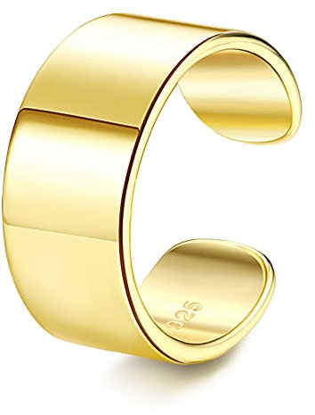 ORAZIO Boucles d'oreilles Manchette en Argent Sterling 925 CZ Boucles d'oreilles Manchette en Cartilage Helix Non Perçantes Boucles d'oreilles Manchettes Conques Pour Femmes