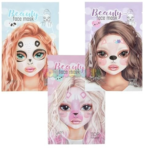 Depesche 11911 1 1 de 3 Modelos TopModel – Máscara de Belleza Beauty Girl – Surtido 1 Pieza