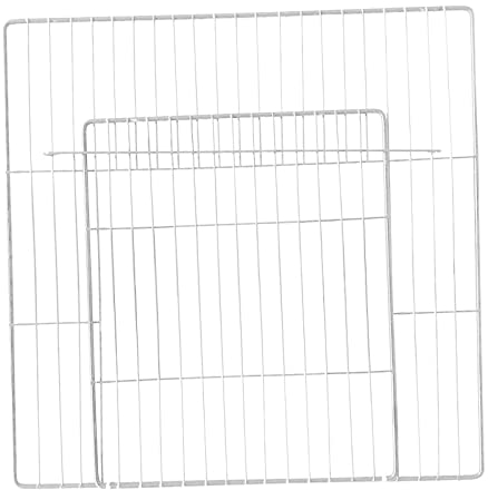 predolo Tragbare Haustier Laufstall Tür, DIY Käfig Zaun Draht Metalldraht Erweiterbar, für Gehege Hof, Weißes dichtes Gitter