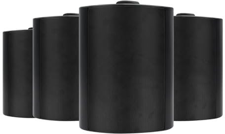 Herdio 5,25 Pollice Bluetooth casse per esterno 600 Watt Diffusori da esterno Altoparlanti da esterno Per Esterno,Camper, Giardino, Terrazza, Ristorante, Home Theatre