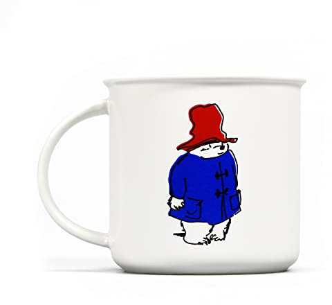 Half Moon Bay Paddington Bear Enamel Mug - 350ml - Adventures of Paddington - Work and Coffee Gifts