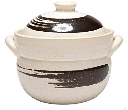 Rice Vessel Made of Earthenware Japanese Donabe Stone Rice Cooker hot Pot Heat-Resistant Soup Pot for Steaming Stove stew
