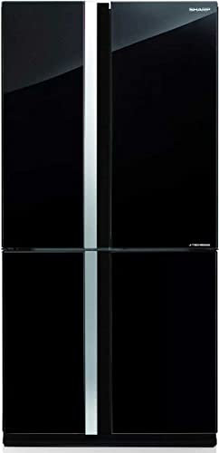 Sharp SJ-GX820F2BK - Frigorifero Americano No Frost, Classe F, 605 Litri, Nero
