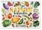TypeStoff Saisonkalender - Obst, Gemüse, Nüsse, DIN-A3-Querformat, Kalender zum Aufhängen mit Spiralbindung - KA-01328