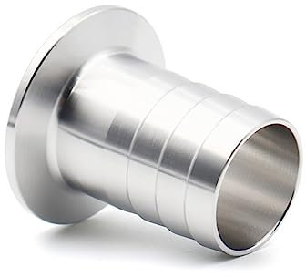 1pcs Tri Clamp Portagomma, OD8 10 12 14 16 19 25mm Adattatore di Accoppiamento Raccordo for Tubo Sanitario in Acciaio Inossidabile Puntale OD50.5 64mm Raccordi for Tubi Homebrew (Size : 12.7mm x Ferr