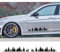 Verschiedene Größen Autotür Seitenaufkleber Dichter Wald Grafiken Styling Vinyl PVC Folie Dekor Aufkleber Auto Tuning Zubehör Universal