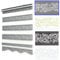 Brillant Doppelrollo Klemmfix ohne Bohren Grau Silber 200 x 100 cm (Länge x Breite) Duorollo Blickdicht mit Perlen, glitzert, Raffrollo Fenster Tür Zebra Perde Klemmrollo Seitenzugrollo
