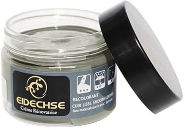SUIOPPYUW Leder Wiederherstellungscreme, 50 ml, polnisches Reparatur Gel, Füllstoff, Innensofa, Stuhl, Schuh, Auto, Bootssitz, Reparaturpaste, Grau