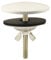 XNTONG - Sink Hole Cover, Sink Overflow Cap, Solid Brass Kitchen Sink Cover, Sink Blanking Cap, for Sink and Bath Overflow Cover, Sink Cover (White)