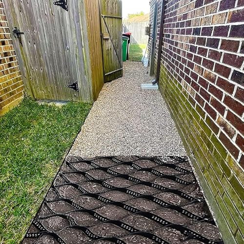 Gravier Grille géo pour stabilisation d'allée 4 x 10 m pour jardin, allée, patio, abris de jardin, pentes, parking 4 x 10 m