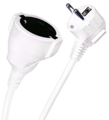 Prolongador eléctrico 1m, 3 Tomas, 1.5mm², económico, Ideal para Ampliar Conexiones y brindar energía a Varios Dispositivos.