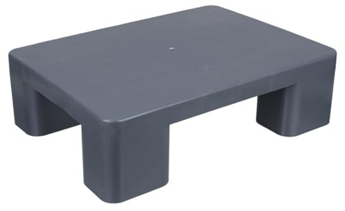 Paleta de Plástico para Suelo, Diseño Compacto, Barrera de Humedad | Almacenamiento en Almacén y Garaje, Estructura Optimizada, Mejora el Aprovechamiento del Espacio