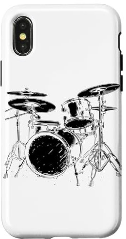 Dessin du kit de batterie Coque pour iPhone X/XS