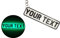Personalised 3D Number Plate Keyring, Glow in the Dark, Custom Text for Car and Bike