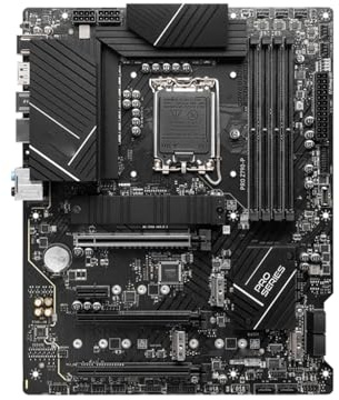 Processore Scheda madre Fit For MSI PRO Z790-P for Core i7 14700K 13700K 12400F LGA 1700 Z790 for CPU i5 4xDDR5 M.2 ATX