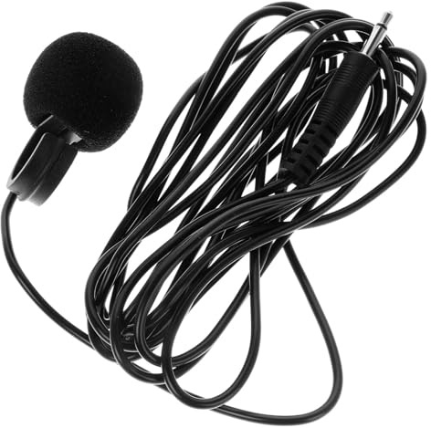 balacoo Microfono Pickup per Strumenti Musicali Clip per Flauto, Microfono a Dito Filo, Suono Chiaro, Materiale Abs, per Esibizioni Live e Discorsi