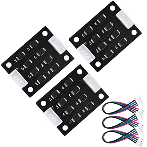 BIQU TL-Smoother Kit Addon Module Mustereliminierung Motorfilter Clipping 3D-Drucker Motortreiber Controller-Zubehör (3 Stück)