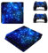 Happyit PS4 Slim Skin Sticker Autocollant Protecteur de Peau de décalque de Vinyle pour Sony Playstation 4 Slim Console + 2 Peaux de contrôleur (C) (C9)
