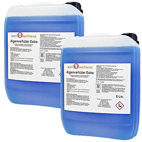 Pool Algenverhüter Extra Blue 2 x 5,0 l Kanister - hochkonzentriert und schaumfrei