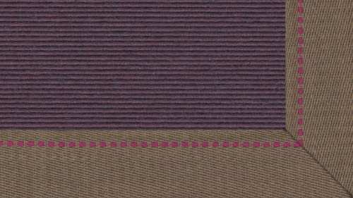 Tretford Teppiche mit Bordüre aus Leinen 4 Meter Breit Farbe tretford Leinenbordüre Lh_588_644, Größe 400cm