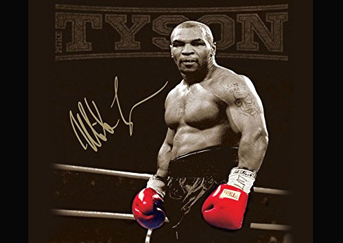 Poster Mike Tyson Boxlegende Ring-Champion