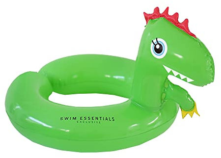 Swim Essentials Spaltender Dinosaurier, 56 cm Durchmesser, geeignet für Kinder ab 3 Jahren