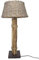 Tischlampe, Lampe Treibholz-Charme Dekolampe