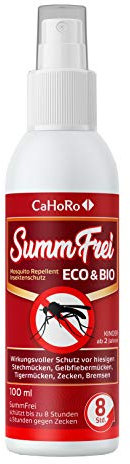 SummFrei Eco&Bio Set - Mückenschutz - 3x100ml - Gegen Zecken, Mücken und Bremsen
