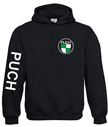 Textilhandel Hering Kapuzenpullover - Puch (Schwarz, L)