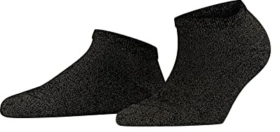 FALKE Damen Shiny Sneakersocken atmungsaktives nachhaltiges Lyocell modisch glänzend verstärkte Damensneakersocken kurz strapazierfähig hautfreundlich 1 Paar