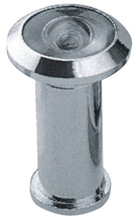 Ironmongery Solutions® Door Viewer 180° Peepholes for Doors, Door Spyhole, Security Spy Hole, Front Door Wide Angle Peephole Peep Hole Safety Peek Hole in Polished Chrome Finish