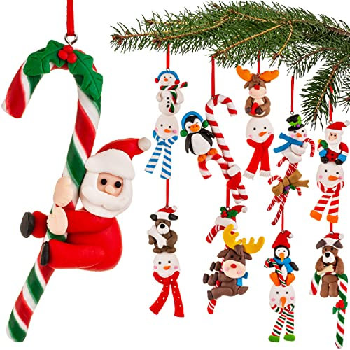 Anhänger/Weihnachtsbaumschmuck Verschiedene Modelle wählbar großer Christbaumanhänger/Geschenkanhänger lustige Tiere & Zuckerstange_ Innen & Außen -..